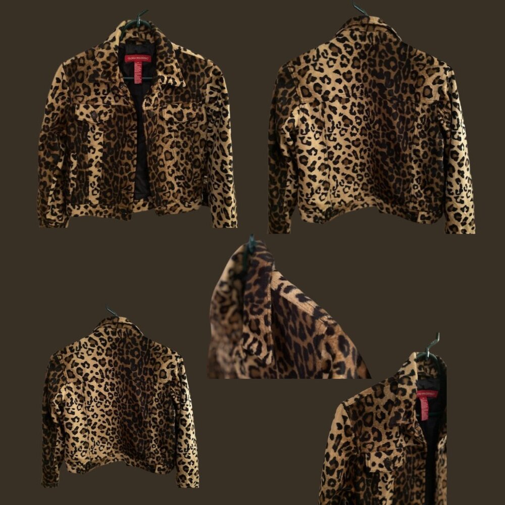 Girls' Gloria Vanderbilt Leopard Print Jacket - Size 10